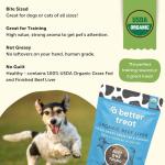 Organic Freeze-Dried Beef Liver Dog Treats