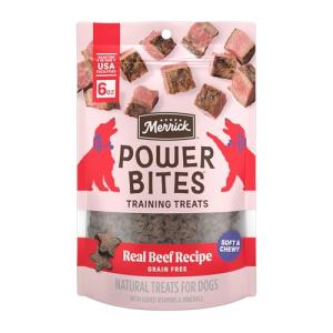 Merrick Power Bites Grain-Free Beef Dog Treats