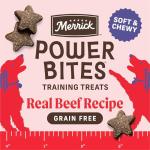 Merrick Power Bites Grain-Free Beef Dog Treats