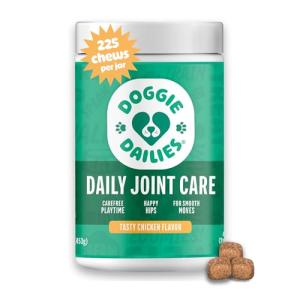 Doggie Dailies Hip and Joint Chews for Dogs