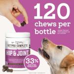 VetPro Dog Hip and Joint Chews, Chicken Flavor