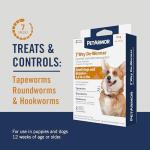 PetArmor 7 Way Dog De-Wormer Chewables 6ct