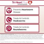 Tri-Heart Plus Chewable Tablets for Dogs, 6 Pack