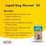 Durvet 2X Liquid Wormer for Dogs, 2-Ounce