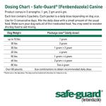 Safe-Guard Canine Dewormer for Dogs, 4gm Pouch