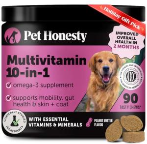 Peanut Butter Multivitamin Dog Supplements, 90 ct
