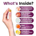 Chewable Dog Multivitamins with Glucosamine & Probiotics