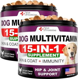 2 Pack Dog Multivitamin Chews with Glucosamine