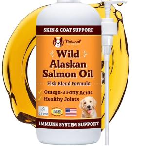 Wild Alaskan Salmon Oil for Dogs - Omega 3