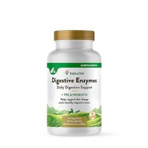 NaturVet Digestive Enzymes with Probiotics for Pets