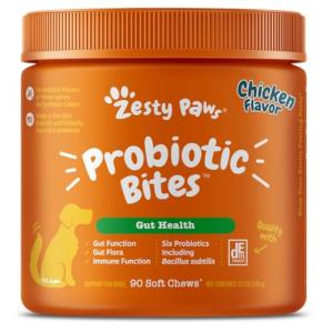 Zesty Paws Dog Probiotics Chews for Digestive Health
