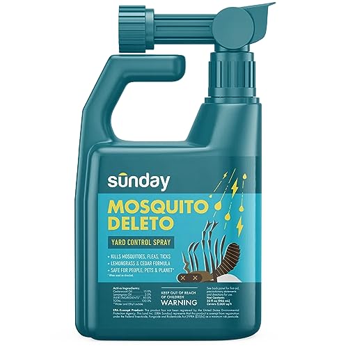 Sunday Mosquito Deleto Spray with Concentrated Lemongrass & Cedar Oils
