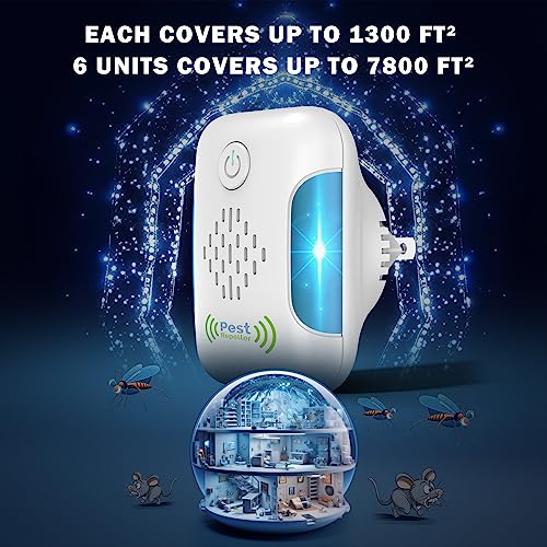 Indoor Ultrasonic Pest Repeller, Rodent & Insect Defense