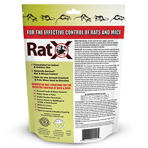 EcoClear RatX All-Natural Rodenticide Pellets, 1 lb. Bag