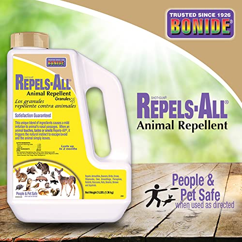 Bonide Repels All Animal Repellent Granules, 3 lbs