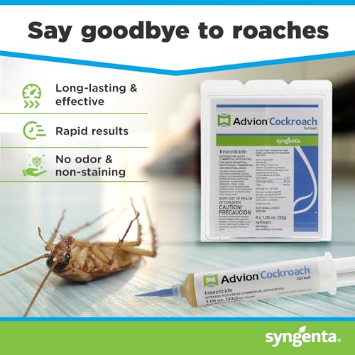 Advion Cockroach Gel Bait - Indoor/Outdoor Pest Control