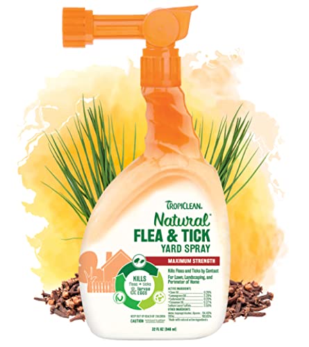 TropiClean Natural Flea & Tick Yard Spray 32oz