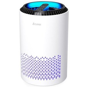 AROEVE Bedroom Air Purifier with Sleep Mode