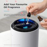 AROEVE Bedroom Air Purifier with Sleep Mode