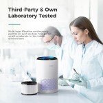 AROEVE Bedroom Air Purifier with Sleep Mode