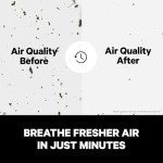 PuroAir 240 HEPA Air Purifier for Large Rooms