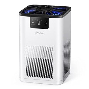 AROEVE Bedroom Air Purifier with Aromatherapy Function