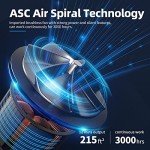 AROEVE Bedroom Air Purifier with Aromatherapy Function