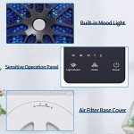 AROEVE Bedroom Air Purifier with Aromatherapy Function