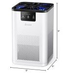 AROEVE Bedroom Air Purifier with Aromatherapy Function