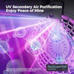 AROEVE Large Room Air Purifier with Sensors