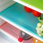 Colorful 9-Pack Washable Refrigerator Shelf Mats