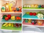 Colorful 9-Pack Washable Refrigerator Shelf Mats