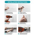 5-Position Wall Mount Mop and Broom Holder