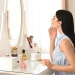 Bamboo Lid Qtip Holder Set - 4 Pack