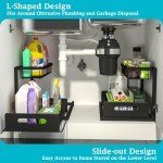 Under Sink Organizer - 2 Tier Slide Out Shelf