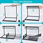 Under Sink Organizer - 2 Tier Slide Out Shelf