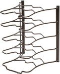 Bronze Pan Organizer Rack for Kitchen Cabinets
