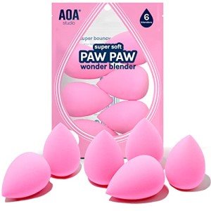 Mini Makeup Sponge Set - 6 Soft Blenders