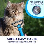 Double-Sided Deshedding Brush for Dogs & Cats