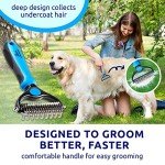 Double-Sided Deshedding Brush for Dogs & Cats