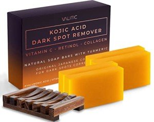 Kojic Acid Dark Spot Remover Soap Bar - 4 Pack