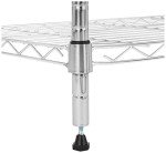 Adjustable Steel Wire 4-Shelf Storage Rack