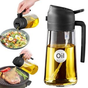 YARRAMATE 2-in-1 Olive Oil Sprayer Bottle