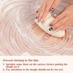 Extra Large Non-Slip Silicone Pastry Mat with Measurements