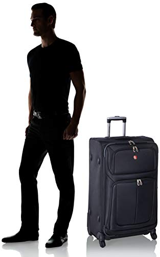 Expandable Swiss Gear Softside Rolling Luggage
