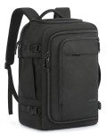 LIGHT FLIGHT Travel Backpack Carry On Flight Approved TSA Friendly Backpack Water-resistant Lightweight Business Large Weekender Bag Casual Daypack 17.3" Laptop Backpack for Men Women,Black