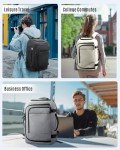 LIGHT FLIGHT Travel Backpack Carry On Flight Approved TSA Friendly Backpack Water-resistant Lightweight Business Large Weekender Bag Casual Daypack 17.3" Laptop Backpack for Men Women,Black