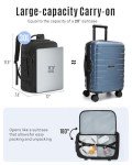 LIGHT FLIGHT Travel Backpack Carry On Flight Approved TSA Friendly Backpack Water-resistant Lightweight Business Large Weekender Bag Casual Daypack 17.3" Laptop Backpack for Men Women,Black