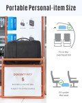 LIGHT FLIGHT Travel Backpack Carry On Flight Approved TSA Friendly Backpack Water-resistant Lightweight Business Large Weekender Bag Casual Daypack 17.3" Laptop Backpack for Men Women,Black