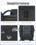 LIGHT FLIGHT Travel Backpack Carry On Flight Approved TSA Friendly Backpack Water-resistant Lightweight Business Large Weekender Bag Casual Daypack 17.3" Laptop Backpack for Men Women,Black